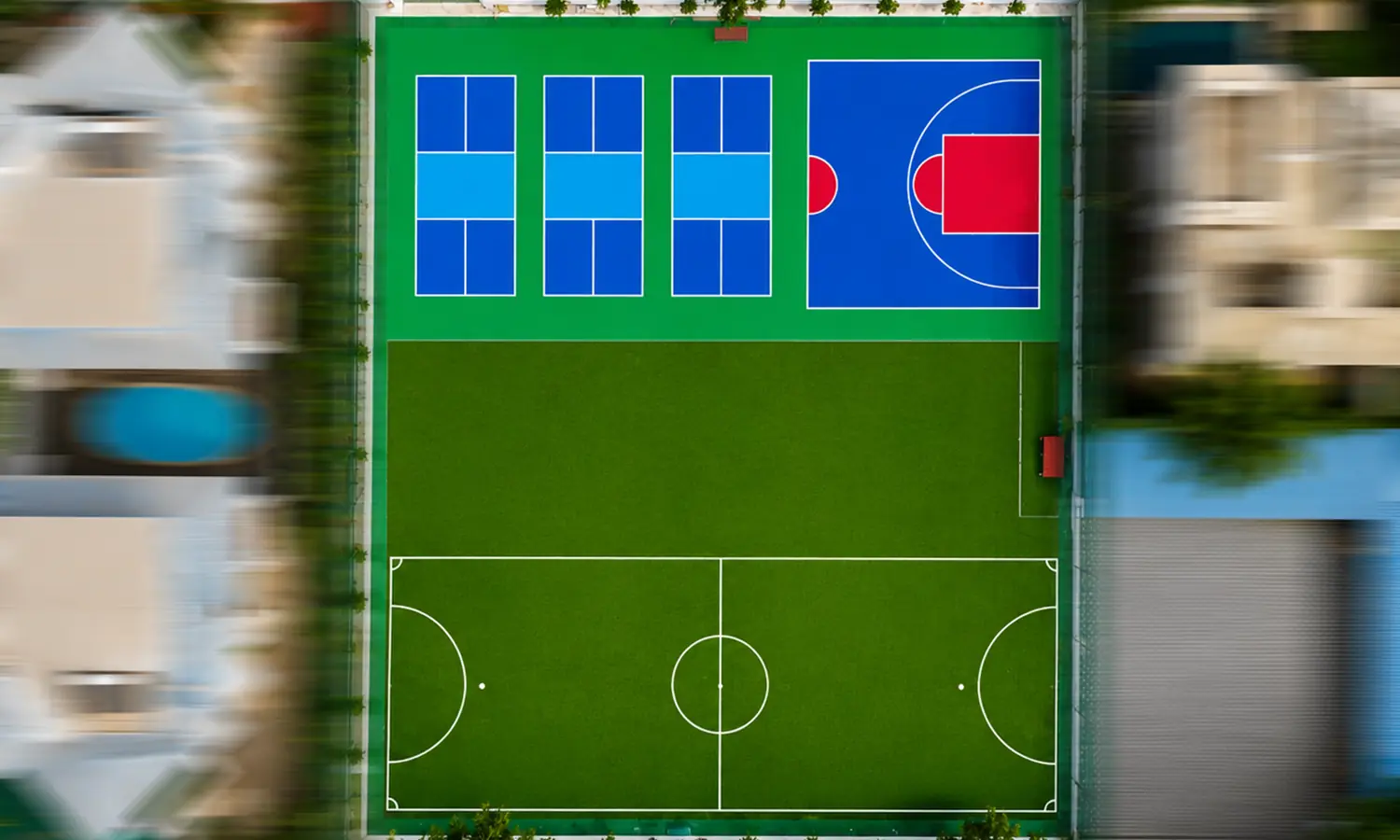 Creaze arena top-down layout